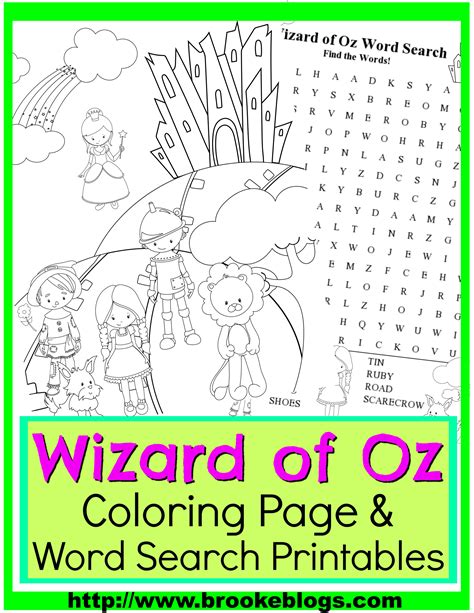 Wizard Of Oz Free Printables